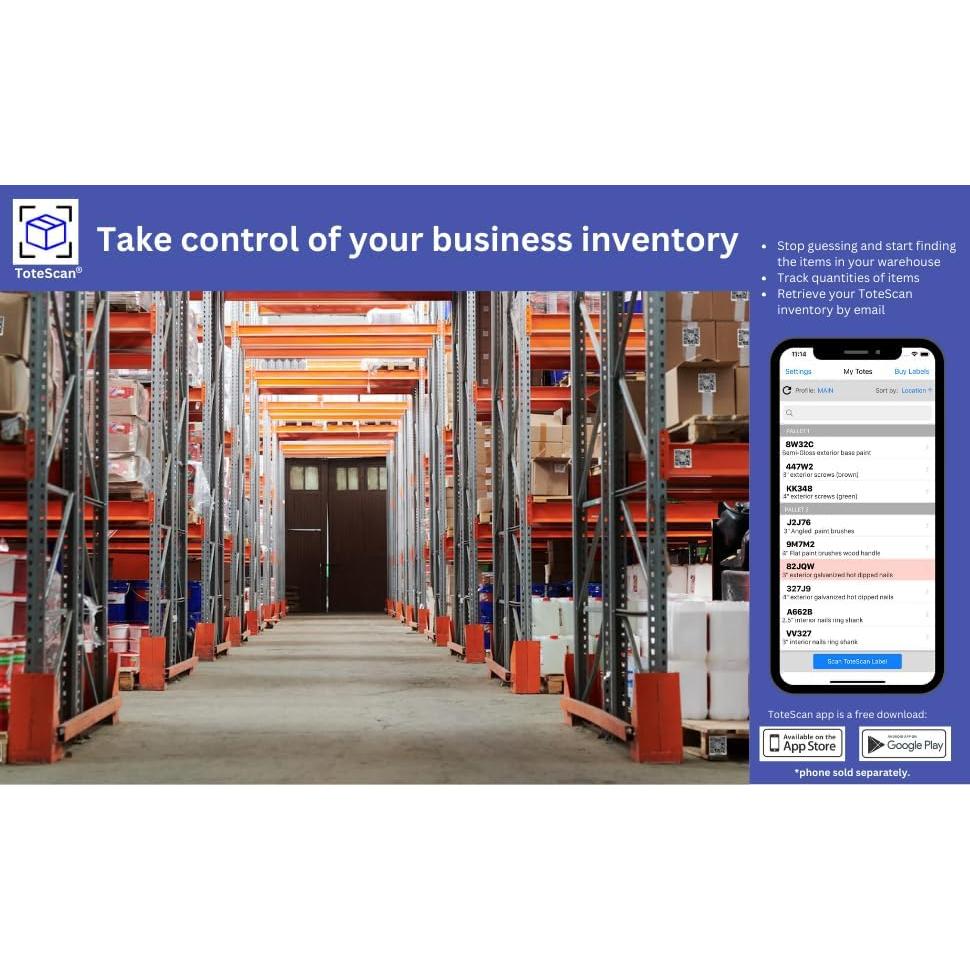 Etiquetas QR Multicolor ToteScan para Organización 48 Unidades