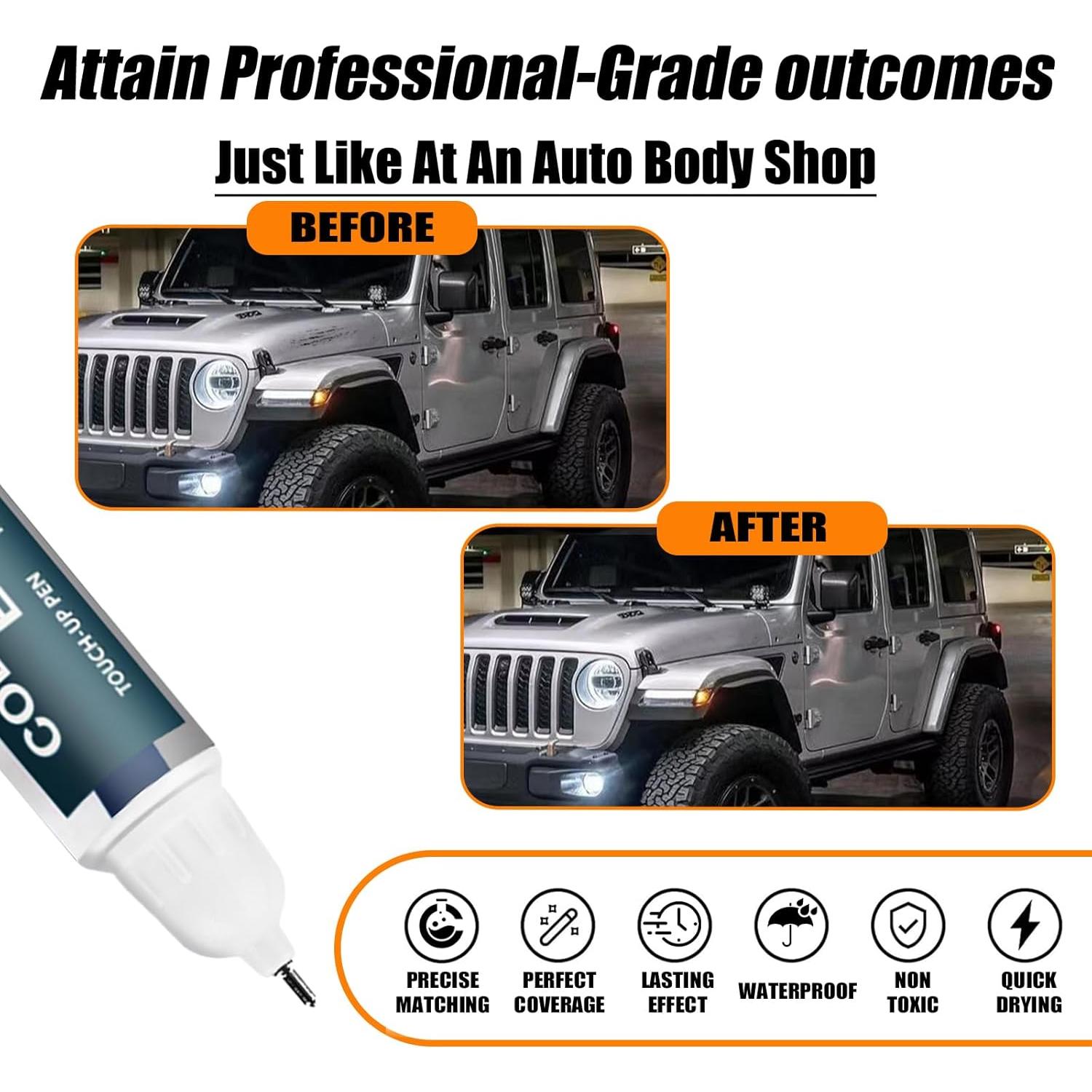 Pintura de Retoque SNSIR Billet Silver para Jeep 12ml