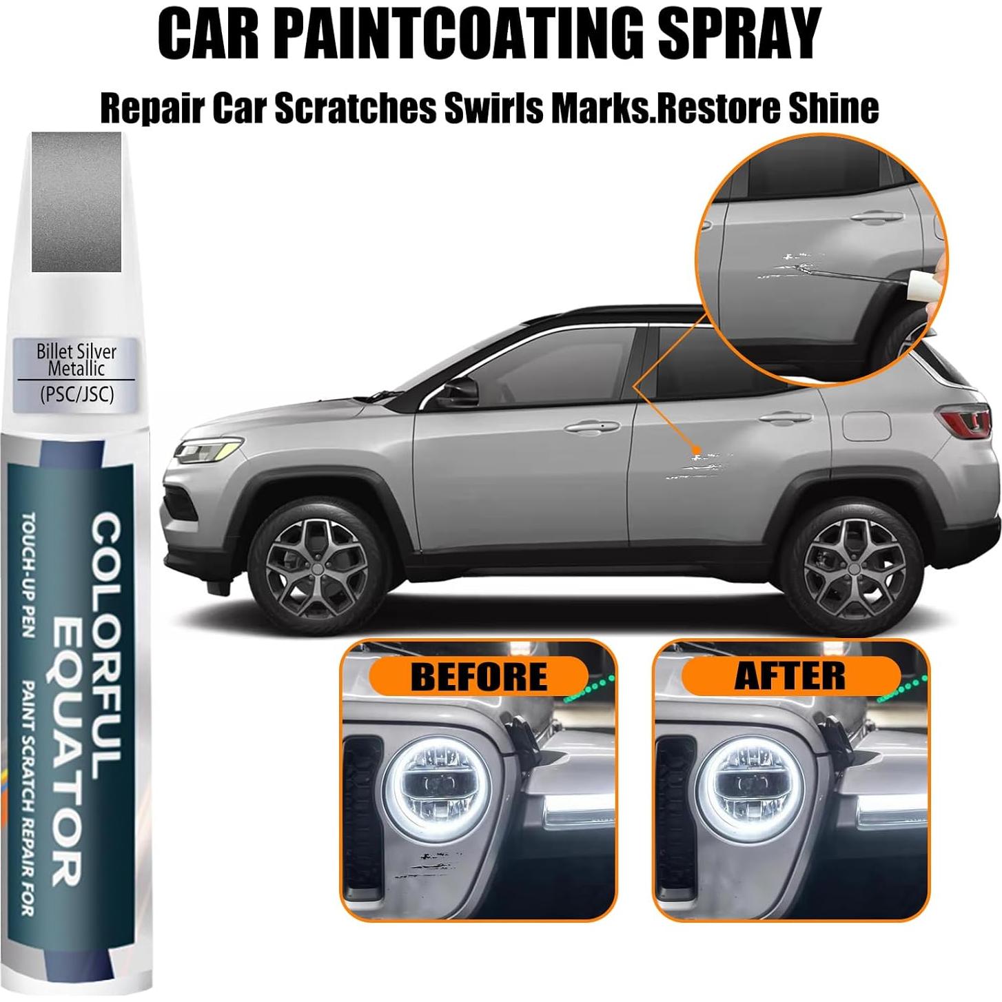 Pintura de Retoque SNSIR Billet Silver para Jeep 12ml