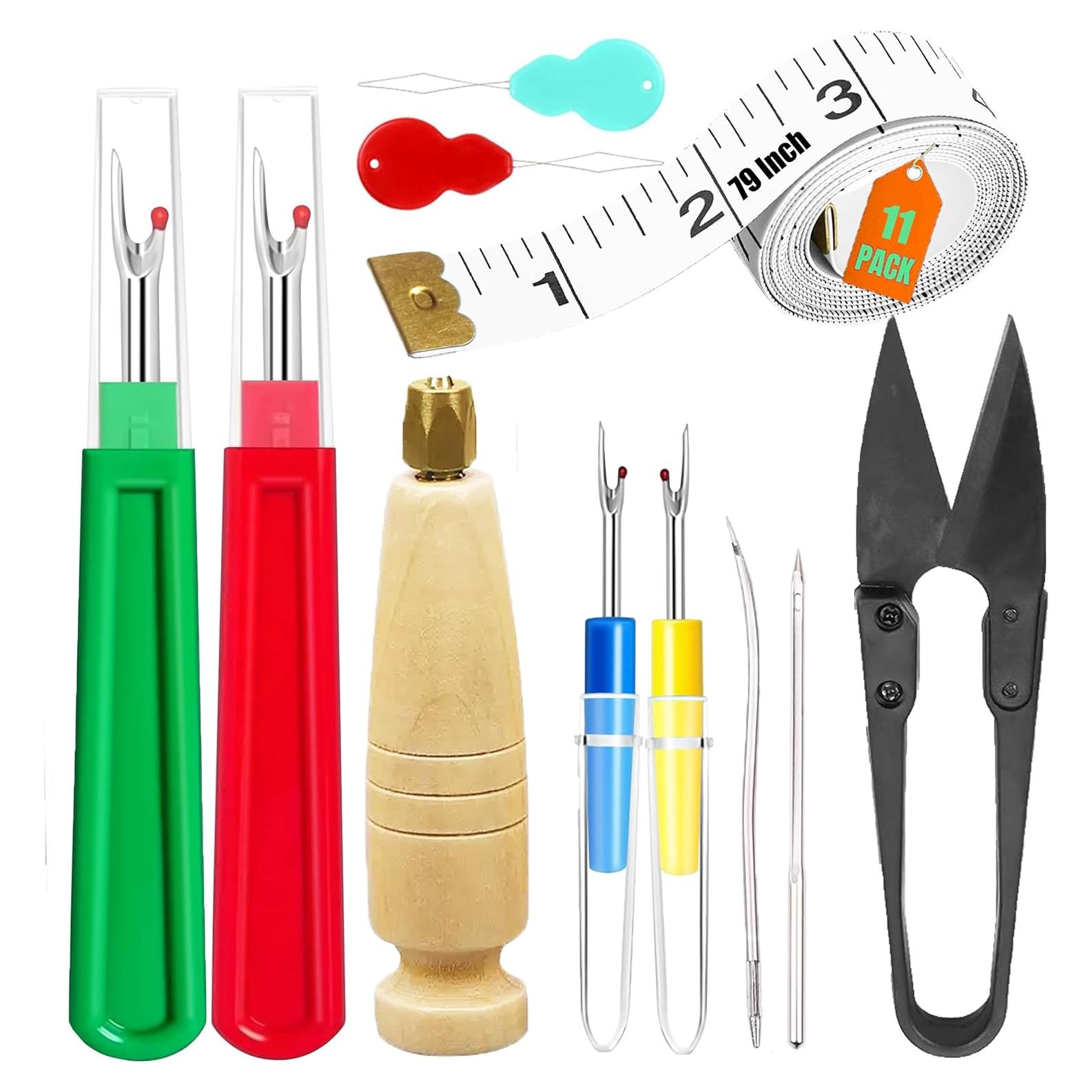 Kit de Costura AURAADORN 11 Pcs - Desgarradores y Herramientas