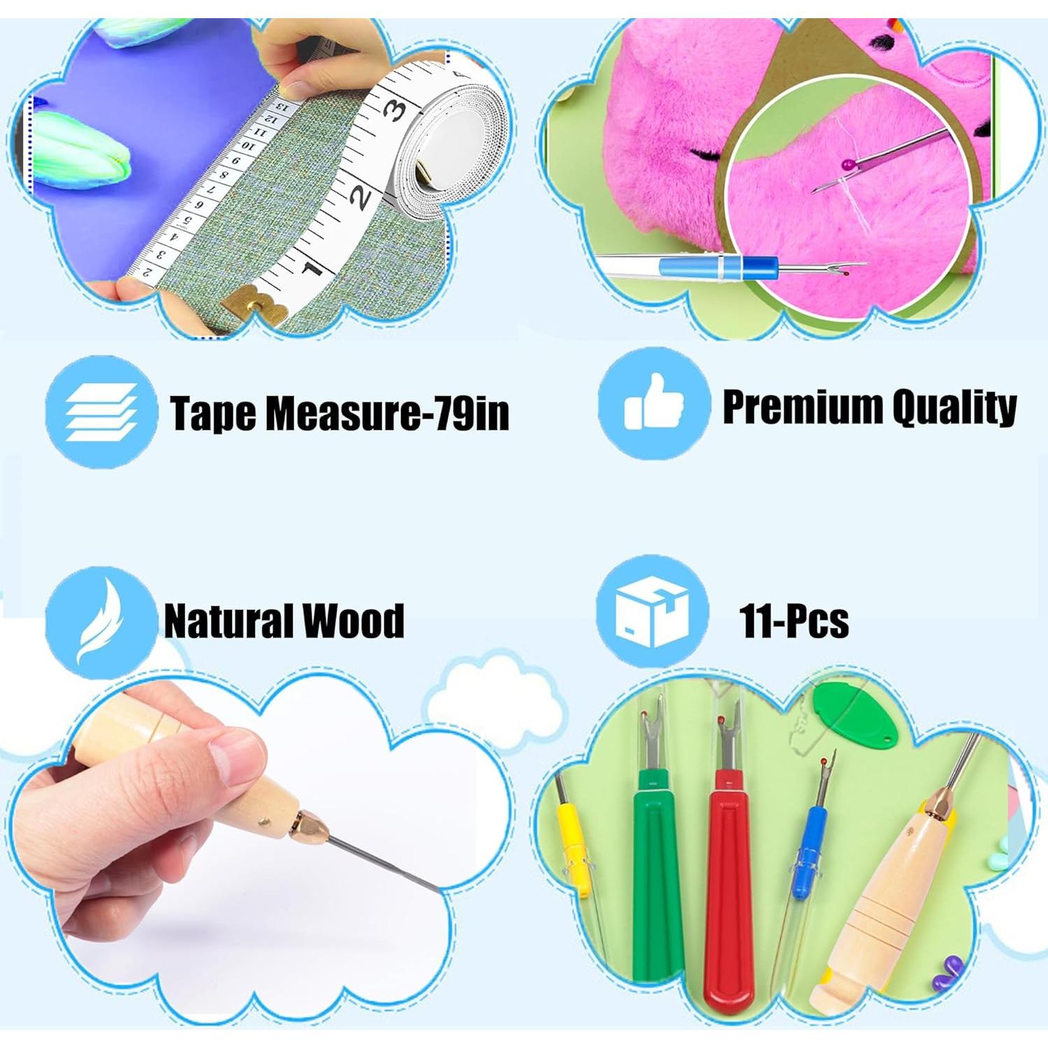 Kit de Costura AURAADORN 11 Pcs - Desgarradores y Herramientas