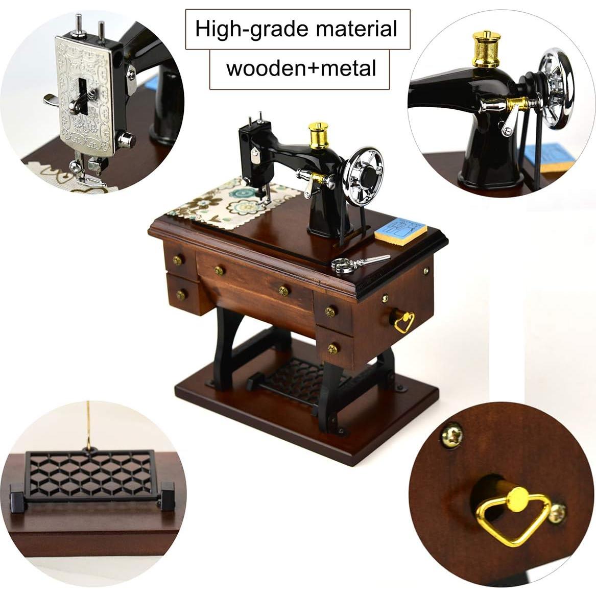 Caja de Música Vintage de Máquina de Coser Mr.Winder - Fur Elise