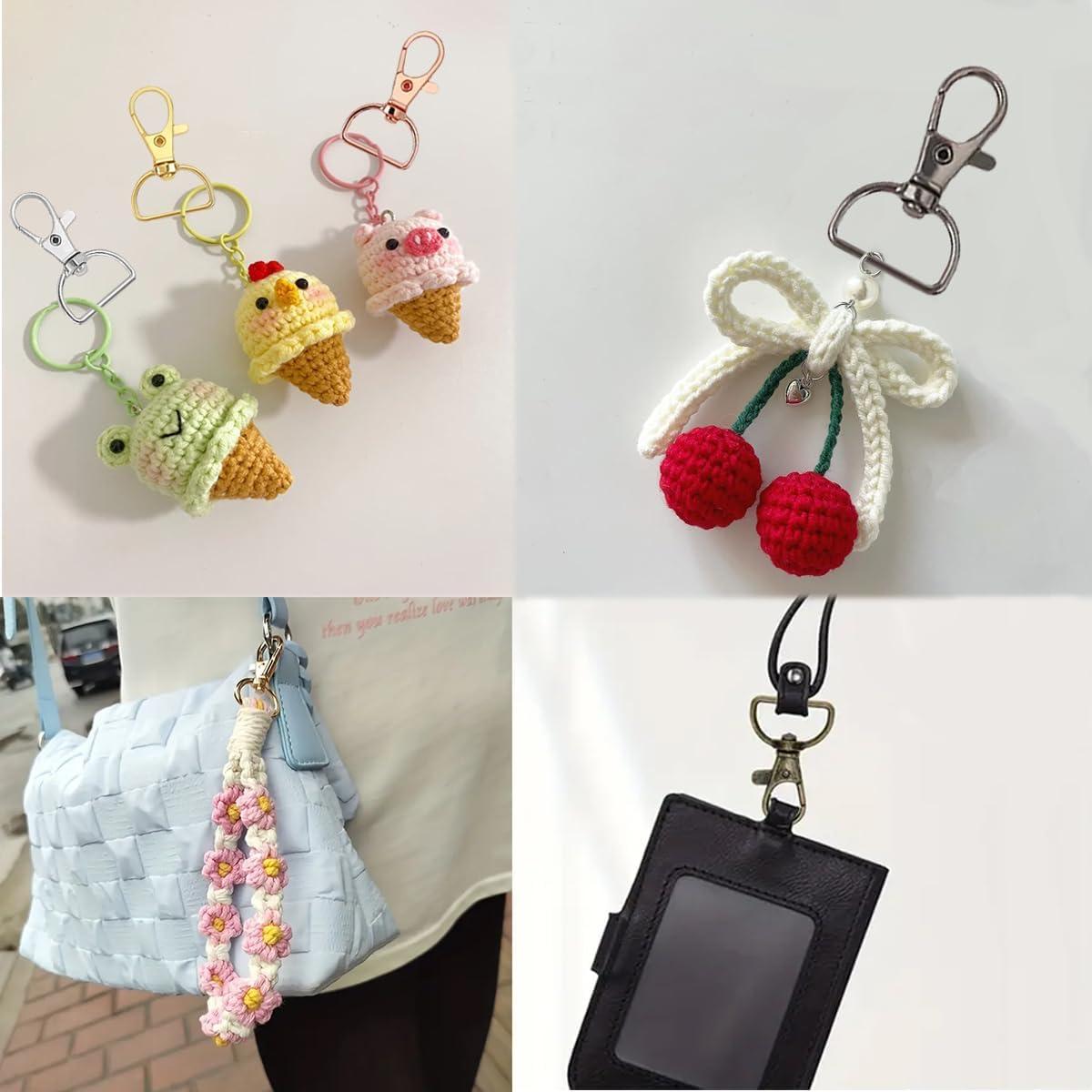 50 Ganchos de Cierre Giratorio Segauin 2.54 cm Metal Negro