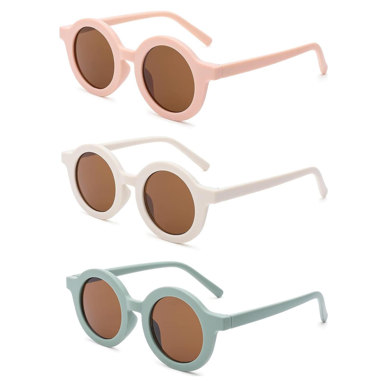 Gafas de sol redondas COASION UV400 para niños 2-10 años