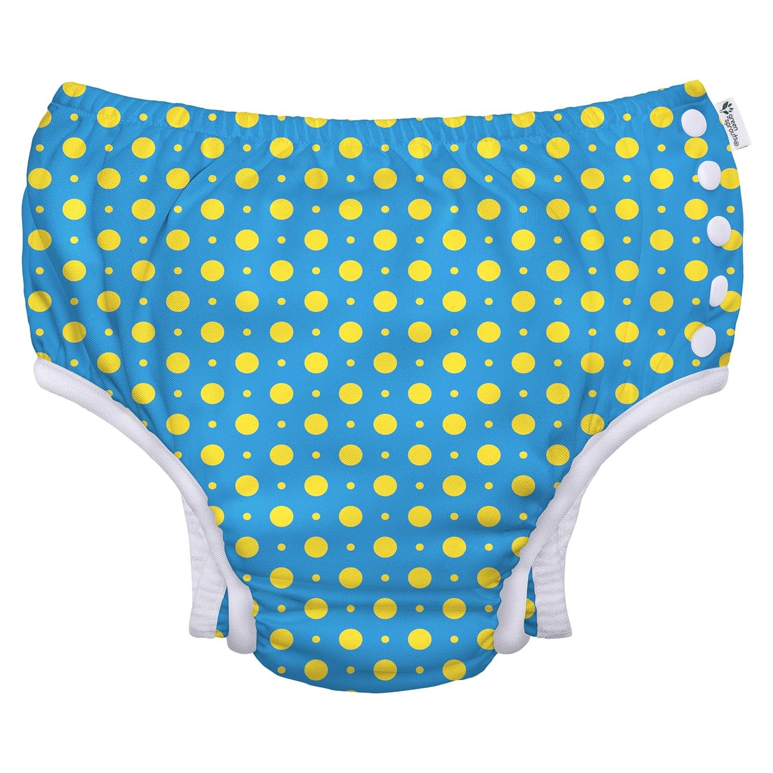 Pañal de Natación Ecológico Green Sprouts 3T Lunares Azules