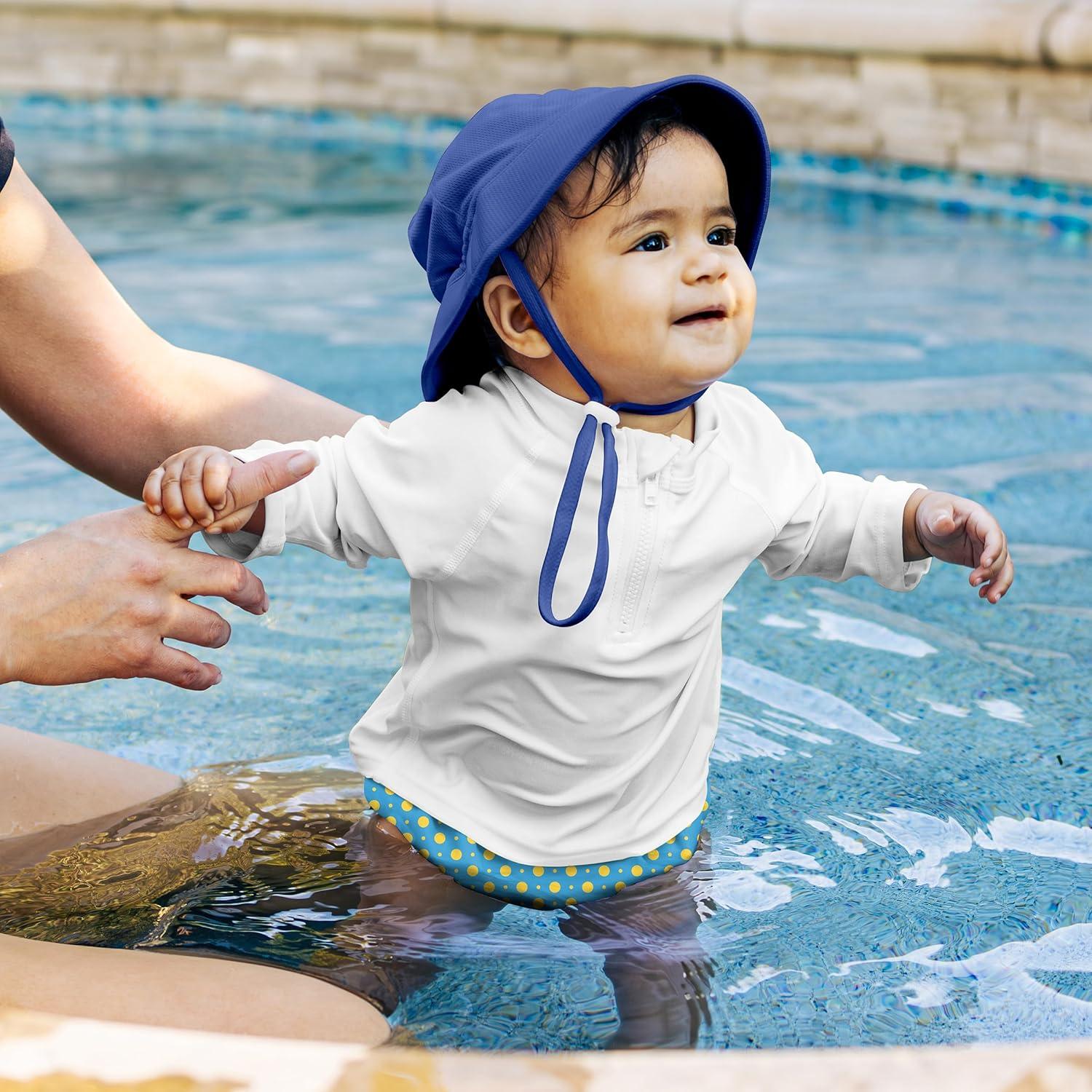 Pañal de Natación Ecológico Green Sprouts 3T Lunares Azules