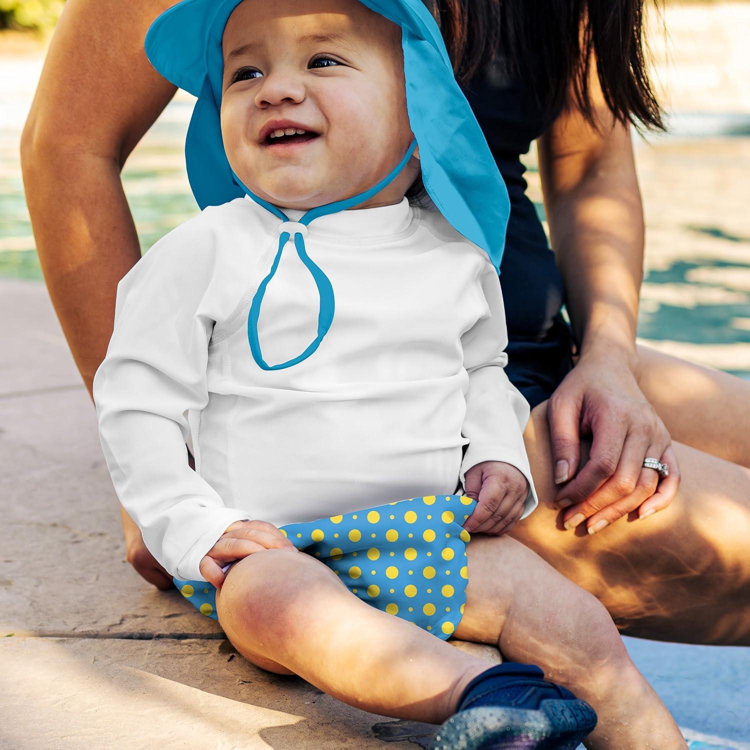 Pañal de Natación Ecológico Green Sprouts 3T Lunares Azules