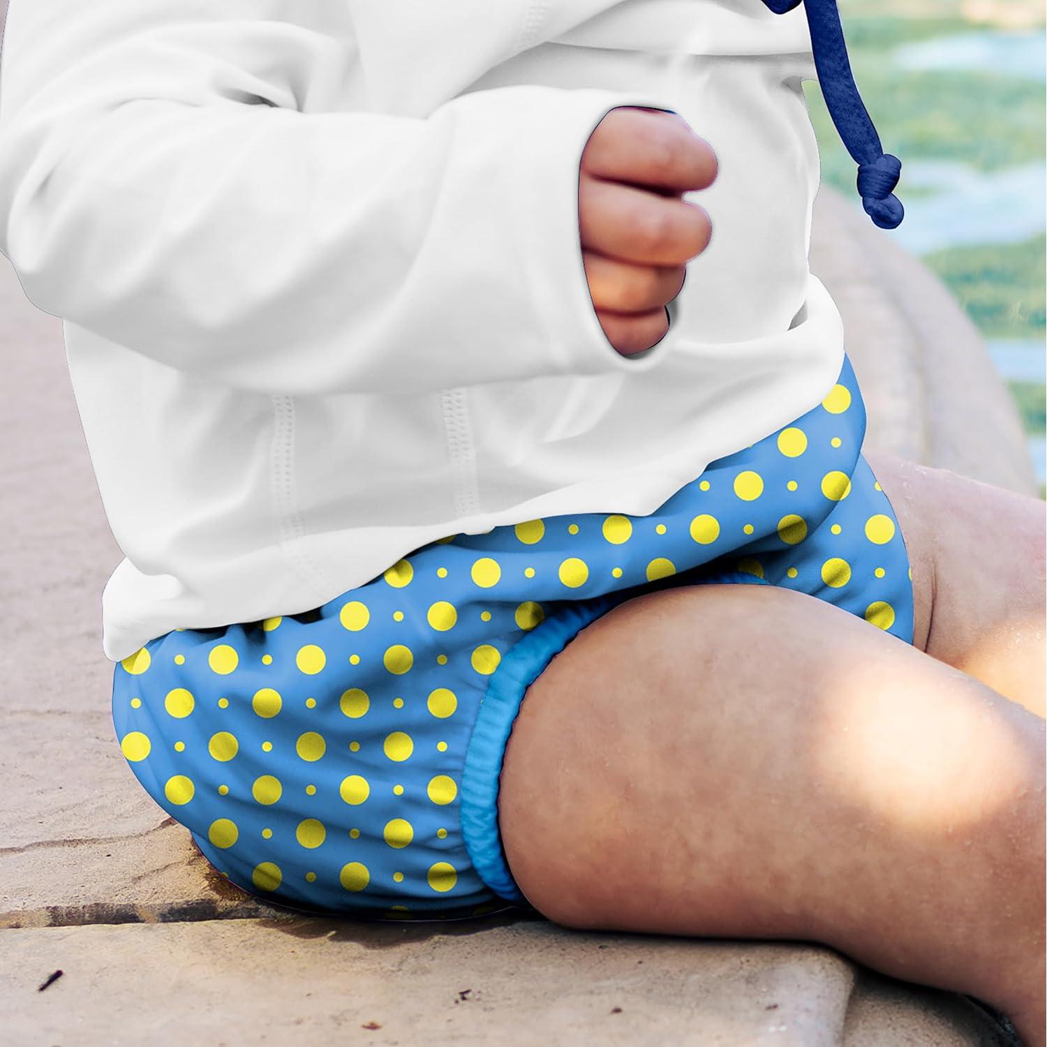 Pañal de Natación Ecológico Green Sprouts 3T Lunares Azules