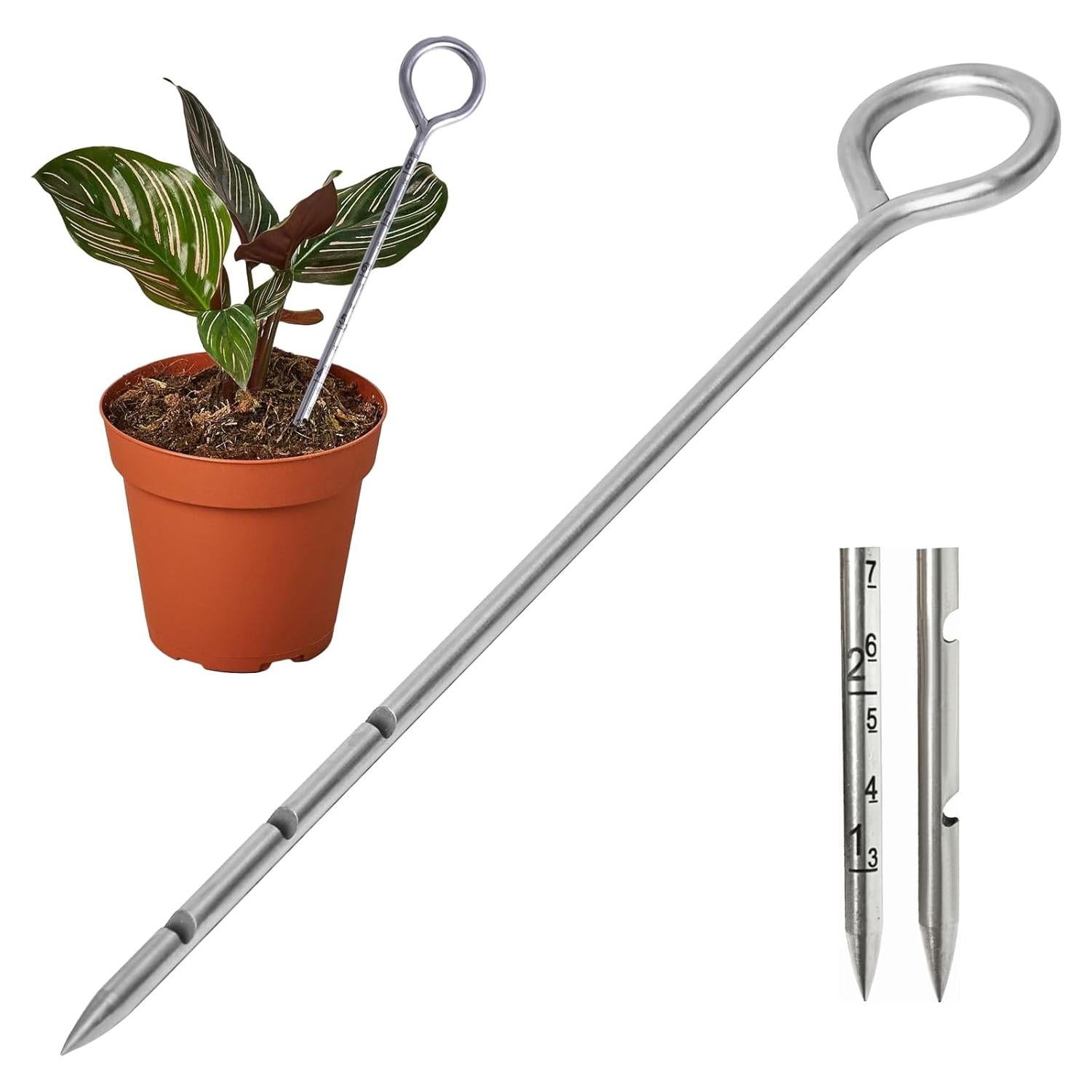 Medidor de Humedad de Suelo Lichtund 25.4 cm para Plantas