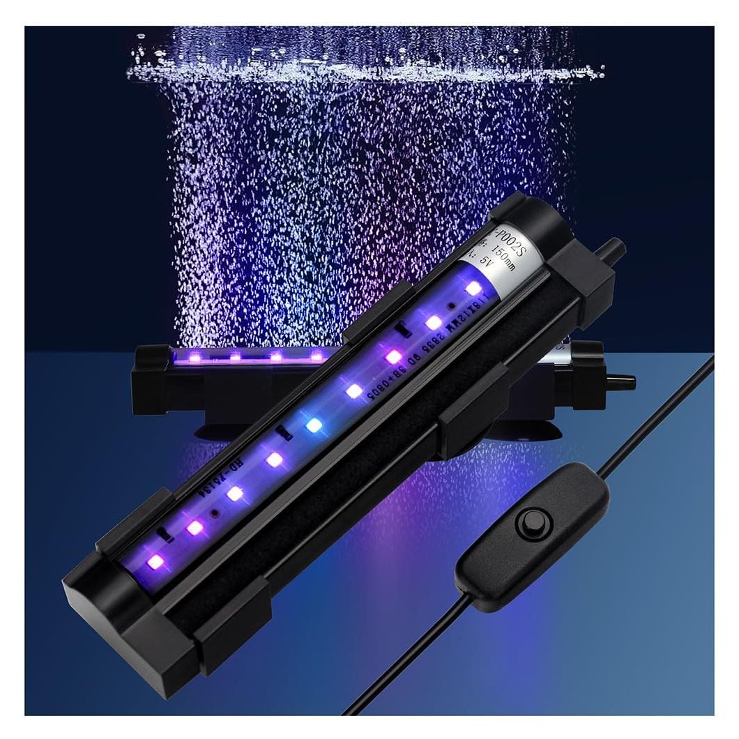 Luz LED Sumergible DaToo 15cm para Acuarios IP68 Multicolor