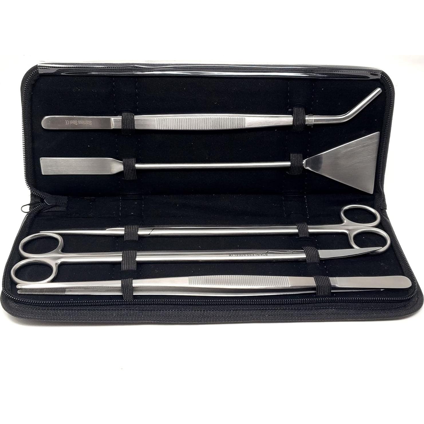 Juego de 5 Herramientas de Acero Inoxidable A2Z para Acuarios