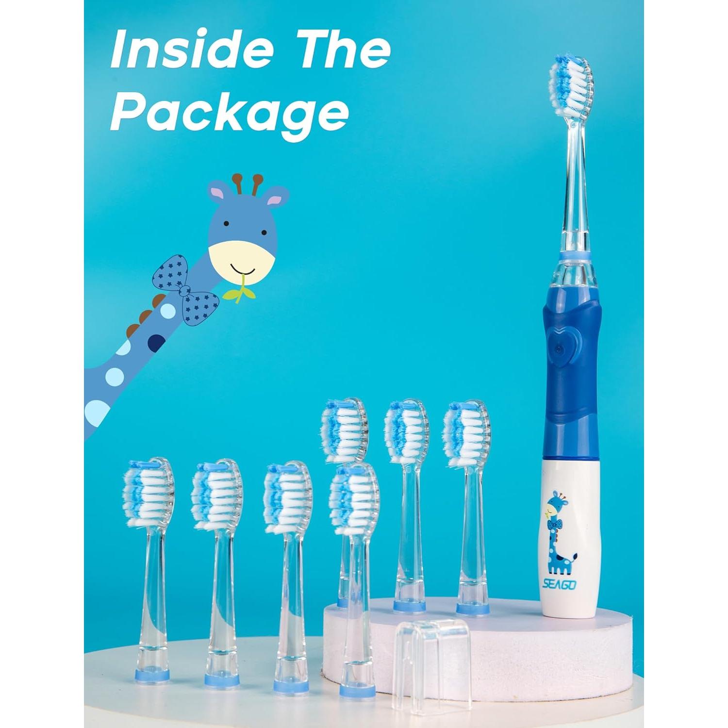 Cepillo de Dientes Eléctrico SEAGO SG-977 para Niños Azul