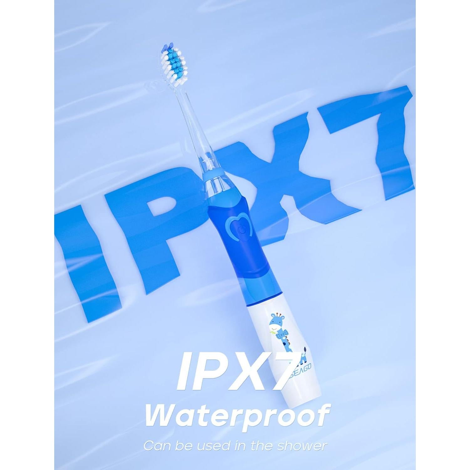 Cepillo de Dientes Eléctrico SEAGO SG-977 para Niños Azul