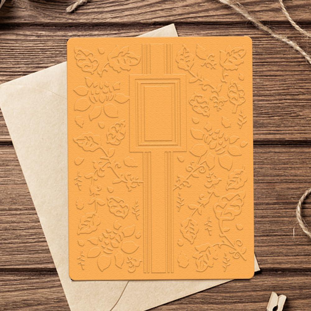 Carpeta de Embossing Hying 3D Flores y Hojas para Manualidades