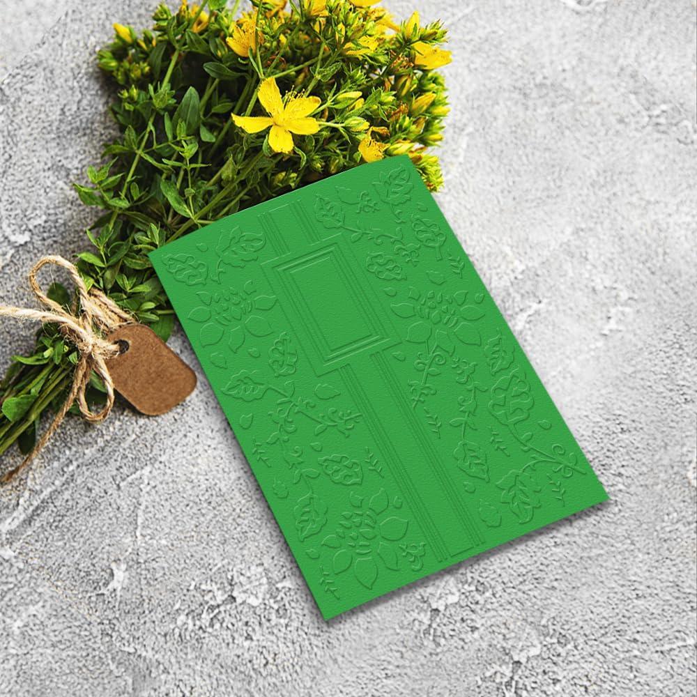 Carpeta de Embossing Hying 3D Flores y Hojas para Manualidades