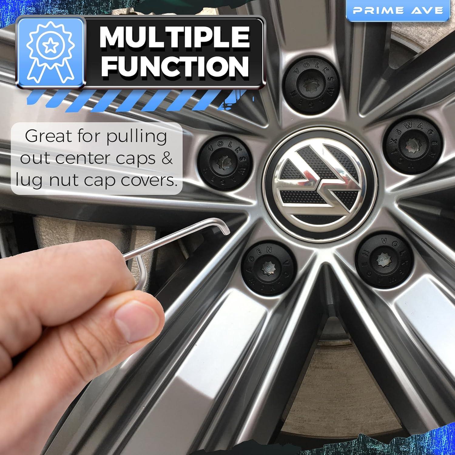Extractor de tapa de tuerca de rueda Prime Ave - Acero inoxidable