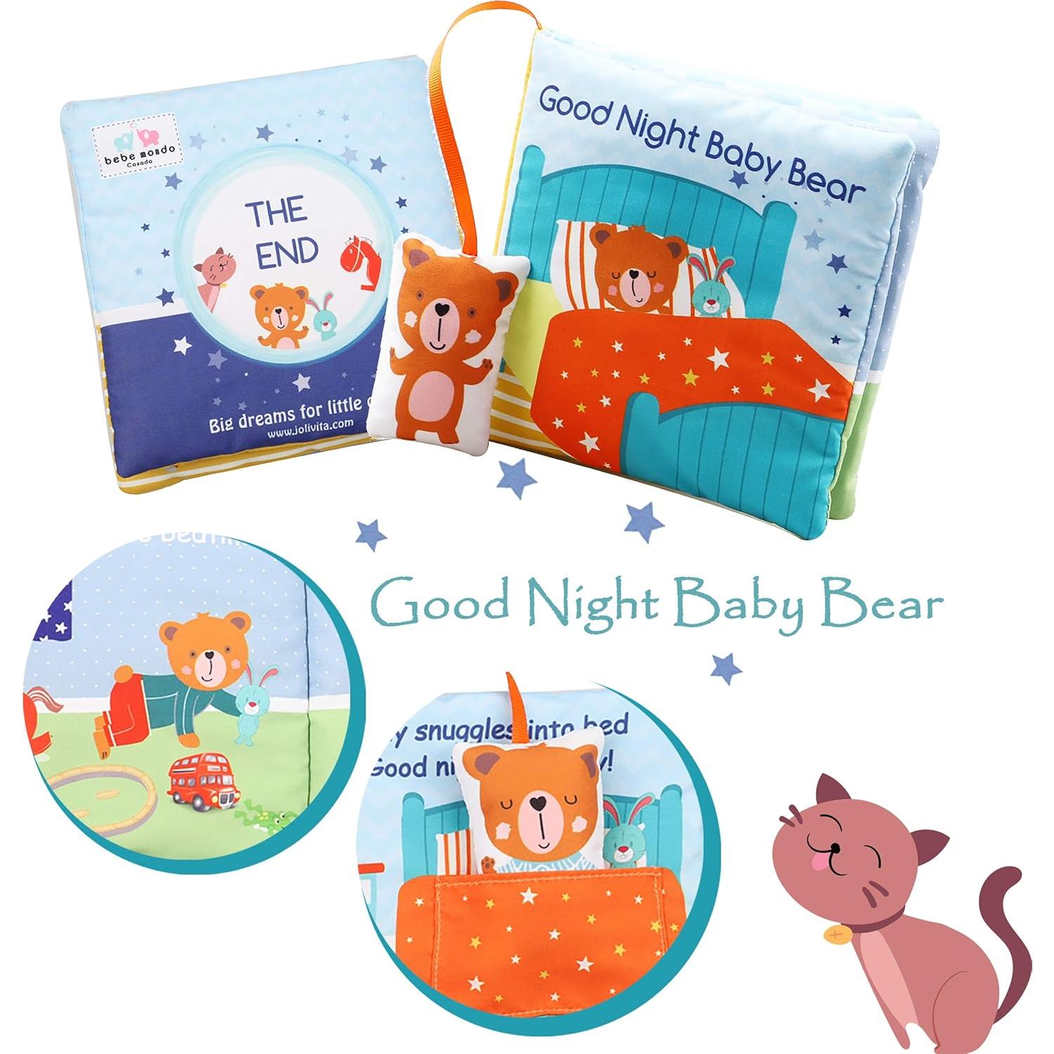 Libro de Actividades Bebe Mondo Osito de Peluche 17x17 cm