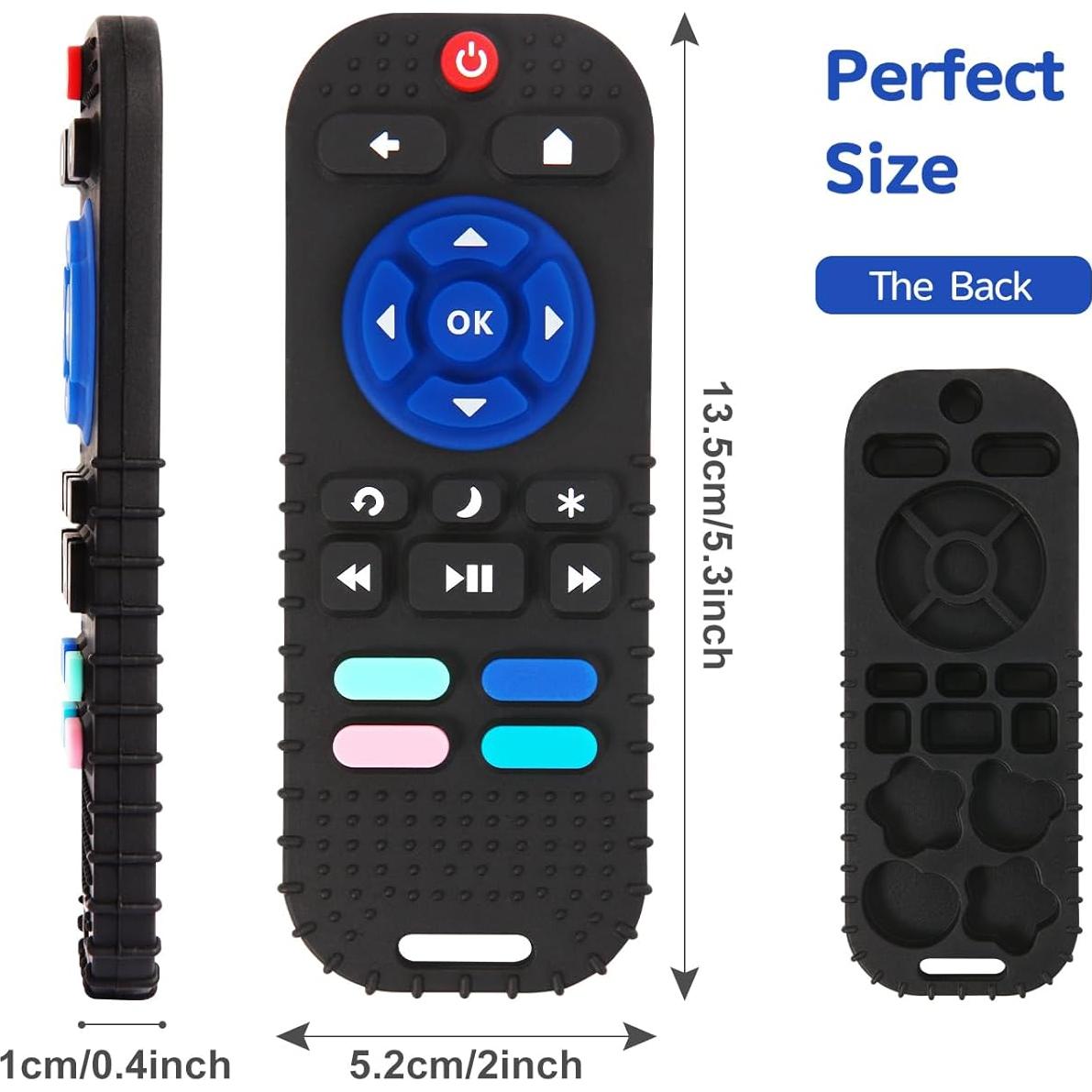 Mordedor de Silicona Chelpopo para Bebés 0-12 Meses - Control Remoto