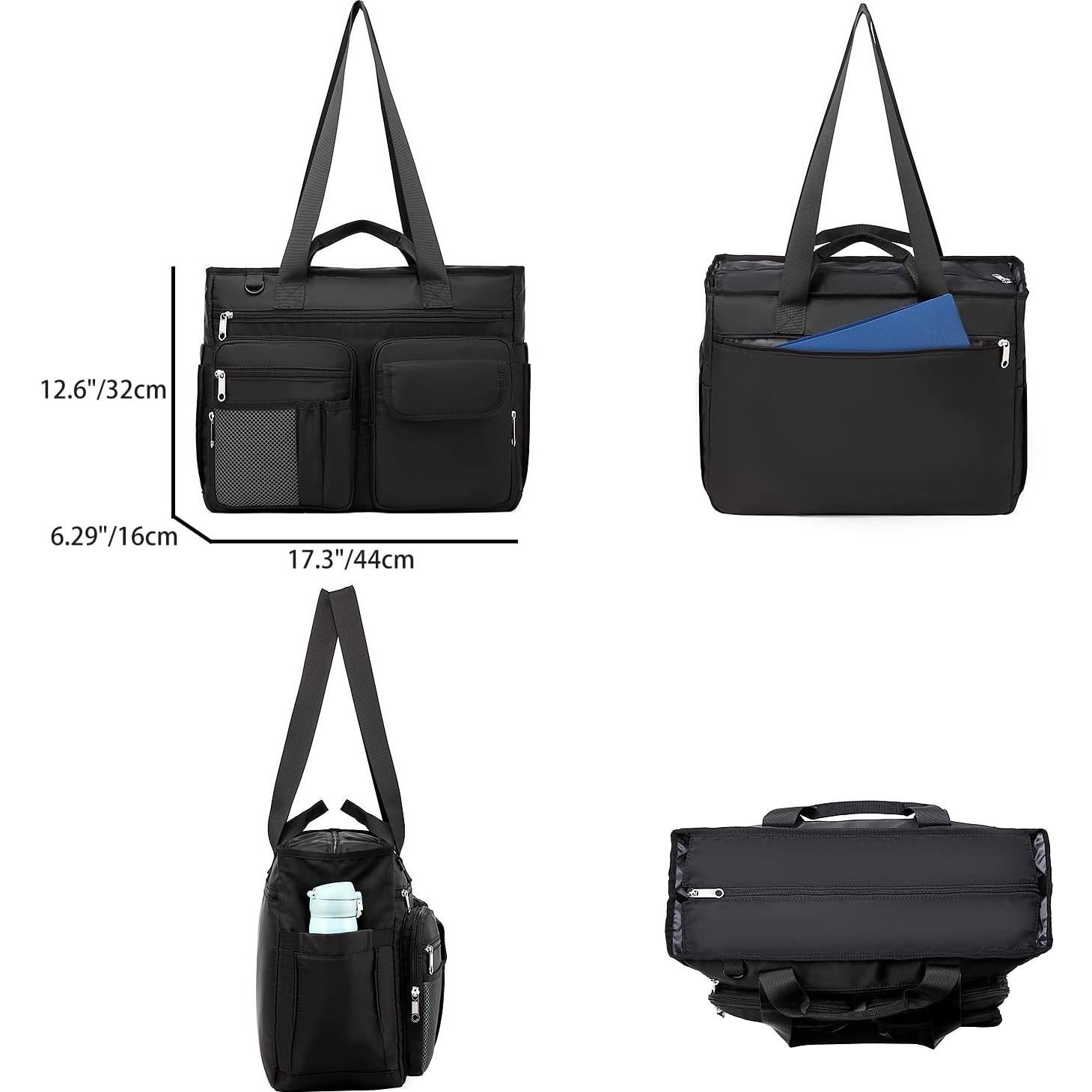 Bolsa de enfermera Gatycallaty negra, organizador de 43.94 cm