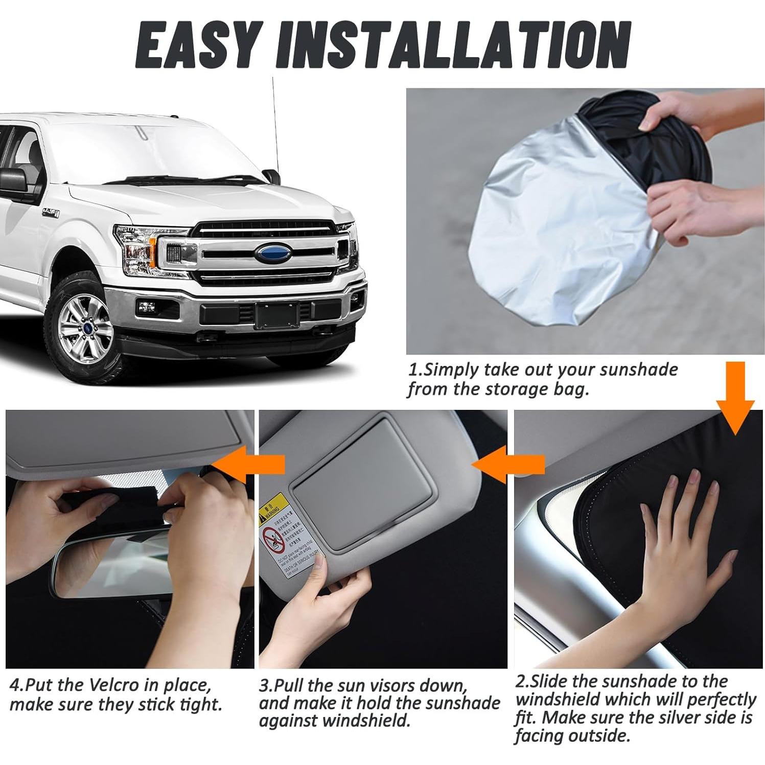 Protector Solar D-Lumina para Parabrisas Ford F-150 2015-2020