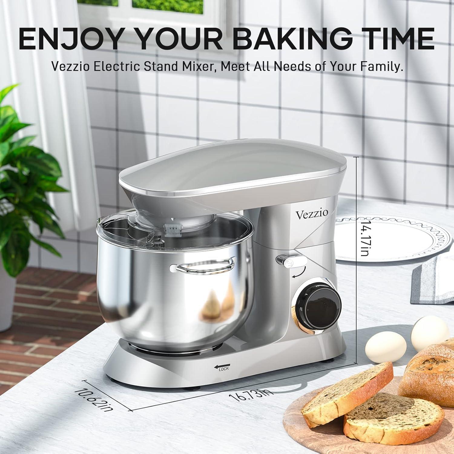 Batidora de pie Vezzio 9L 10 velocidades acero inoxidable