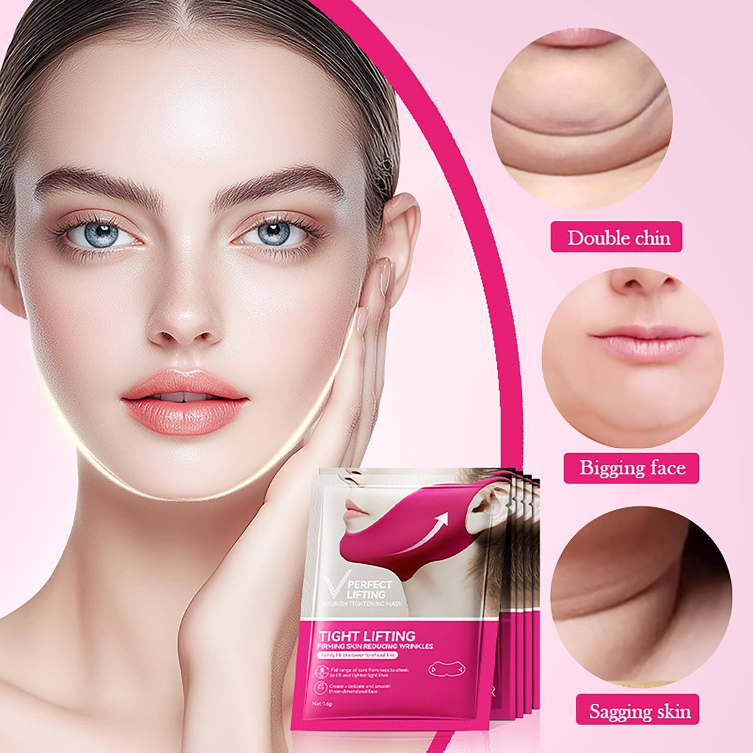 Máscara de levantamiento V Collagen 5PCS - Hidratante y reafirmante