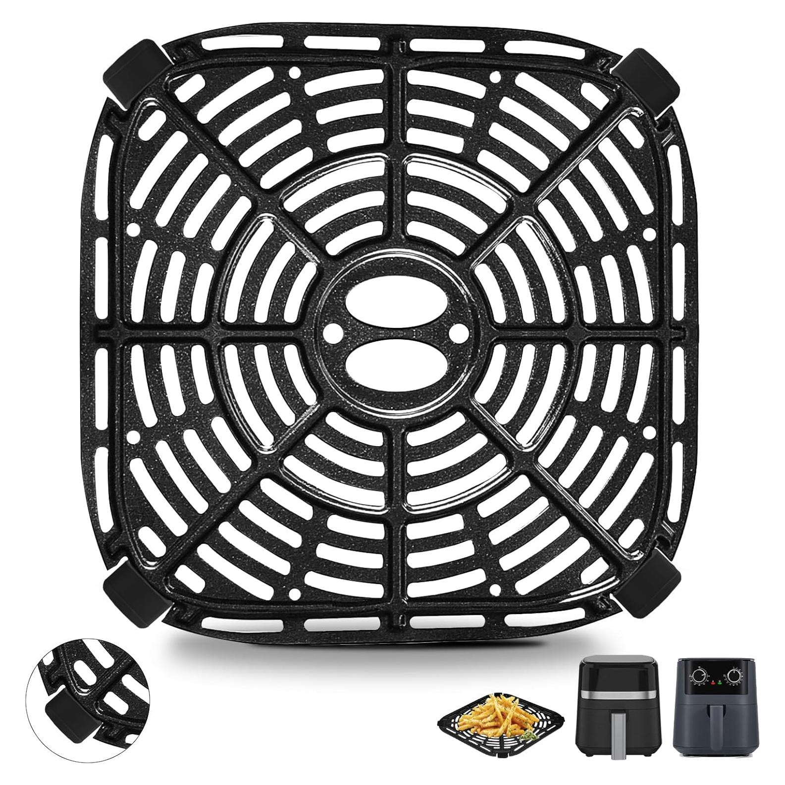Sartén para Freidora de Aire BLACK+DECKER 20x20 cm Acero Inoxidable