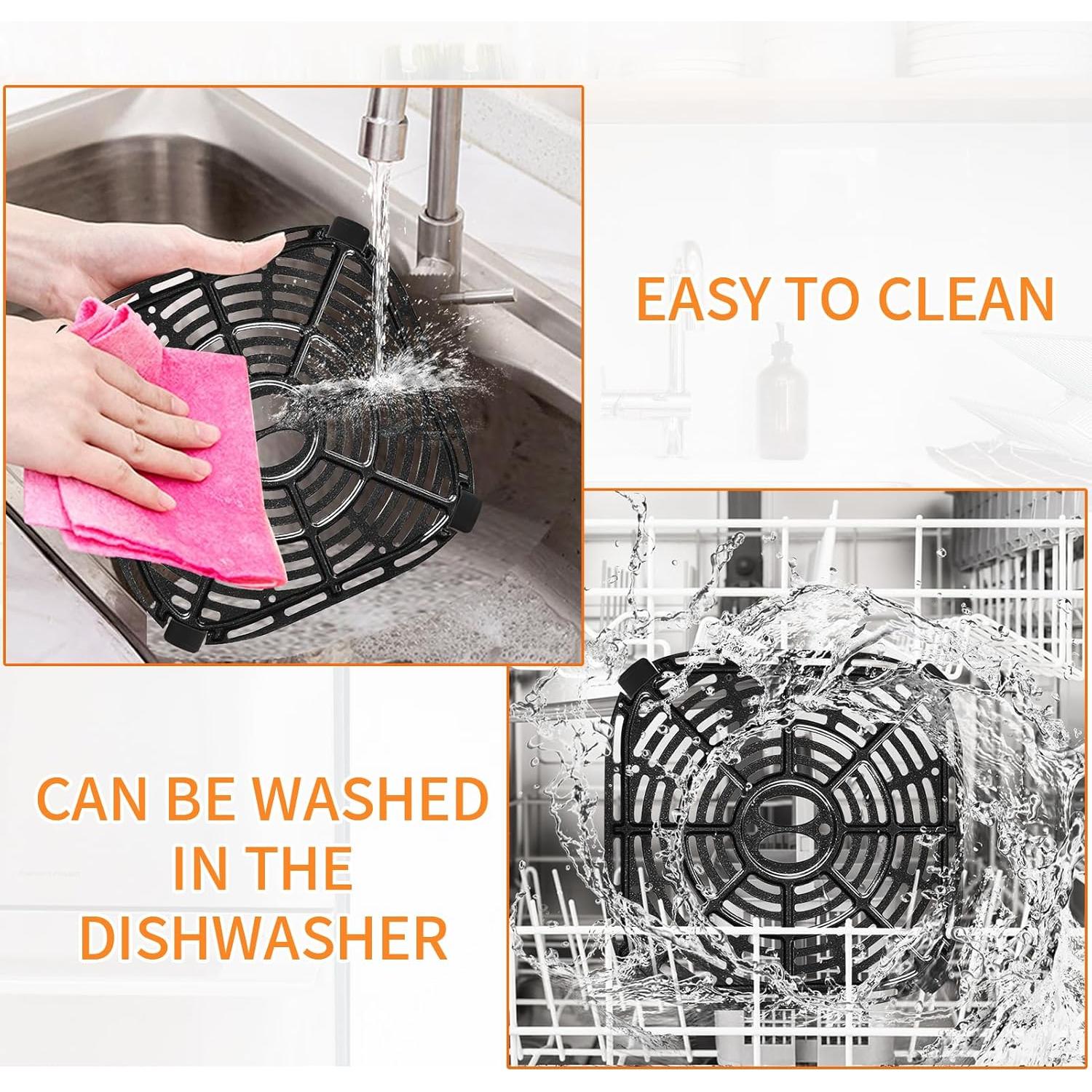 Sartén para Freidora de Aire BLACK+DECKER 20x20 cm Acero Inoxidable