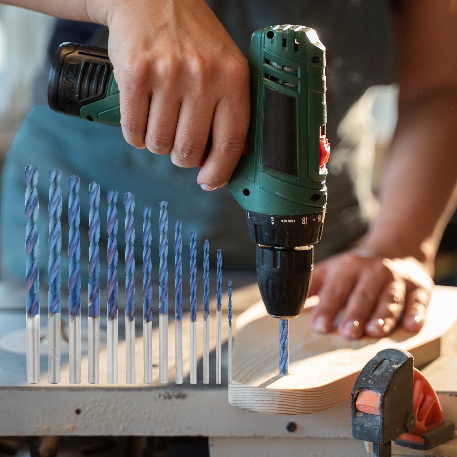 Juego de Brocas de Cobalto HIDOTOL 13 PCS M35 HSS para Metal