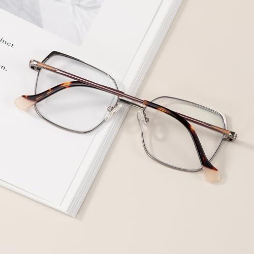 Gafas GUDVUE Anti Luz Azul Cuadradas Gato Ojo Púrpura