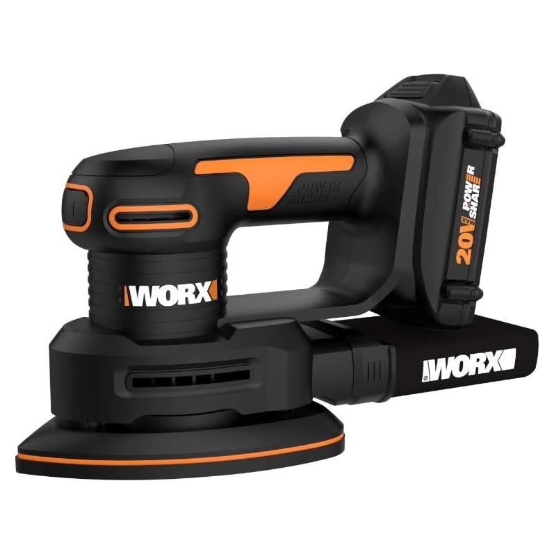 Lijadora Detallada Inalámbrica Worx WX822L 20V con Accesorios