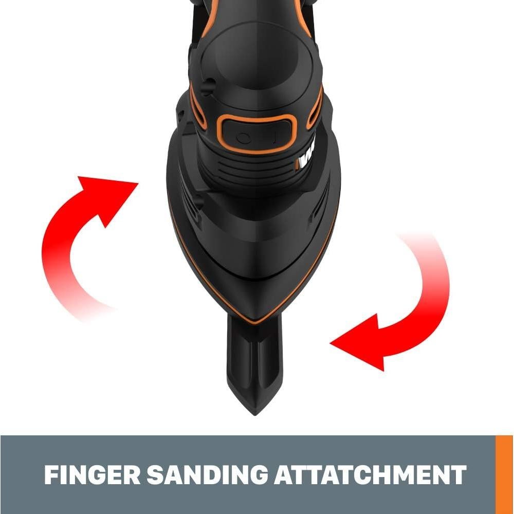 Lijadora Detallada Inalámbrica Worx WX822L 20V con Accesorios