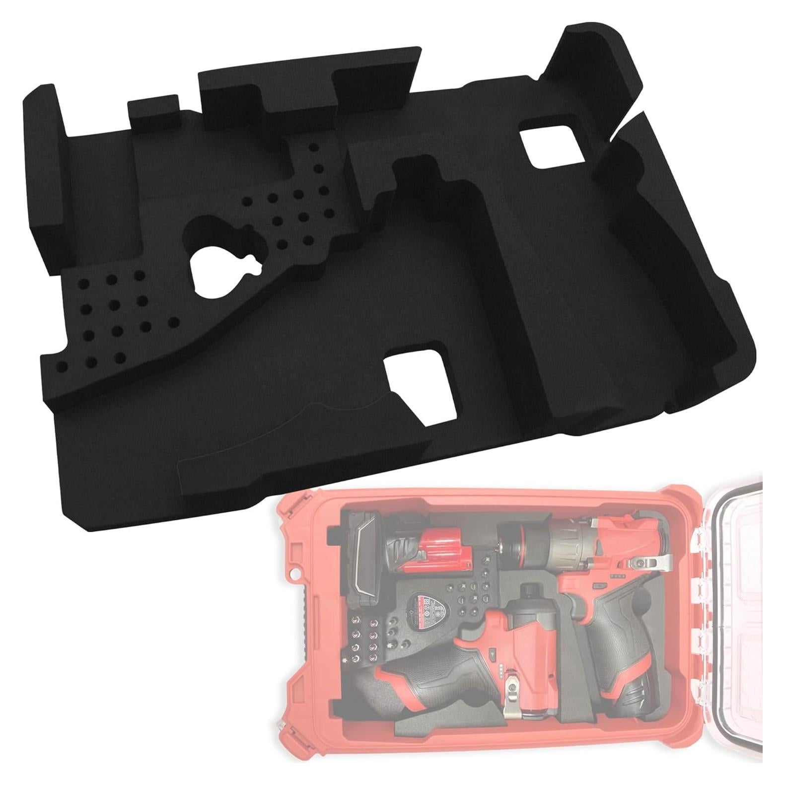 Organizador de Taladro Milwaukee Packout 48-22-8435 - Forro EVA