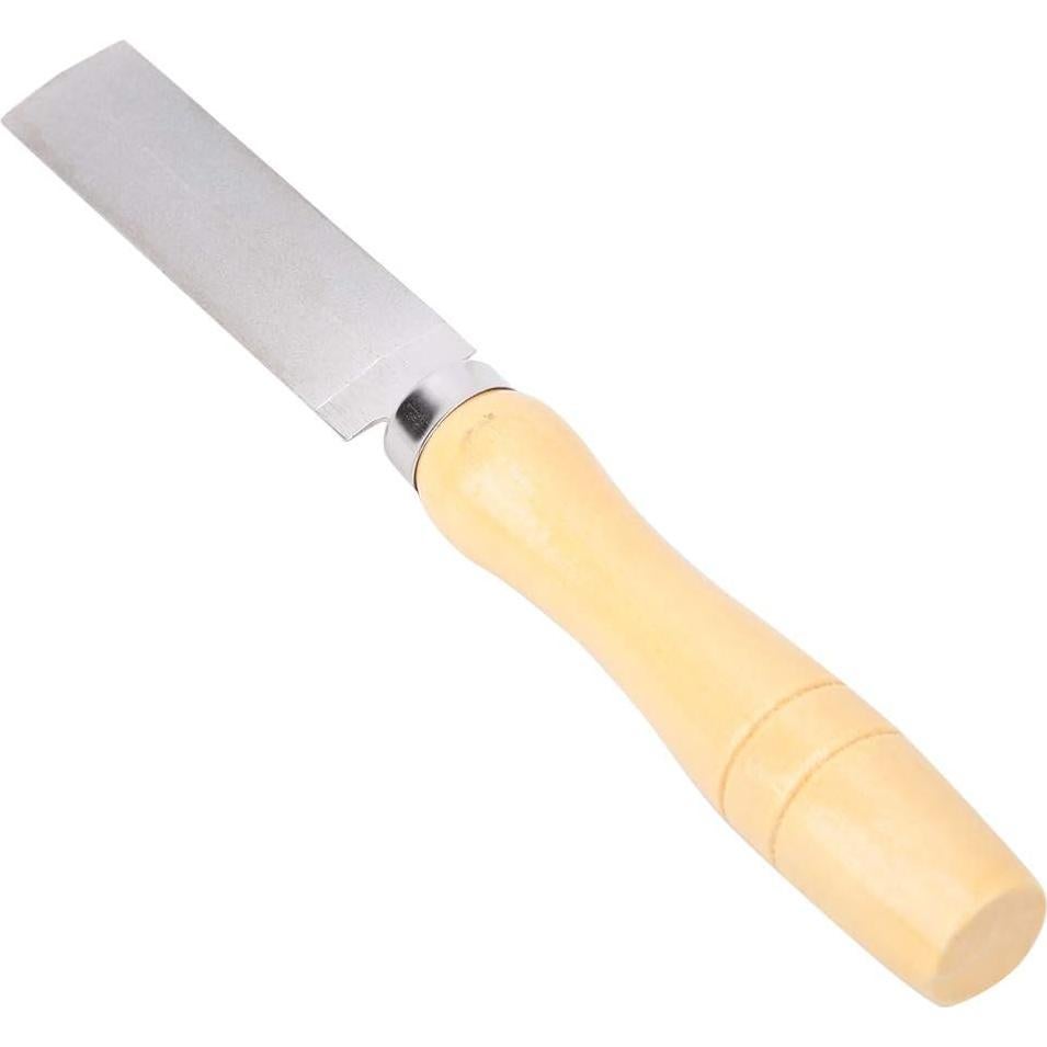 Lima Romboidal ZJchao 75mm con Mango de Madera para Carpintería