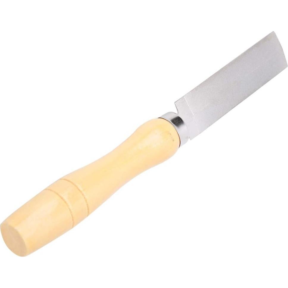 Lima Romboidal ZJchao 75mm con Mango de Madera para Carpintería