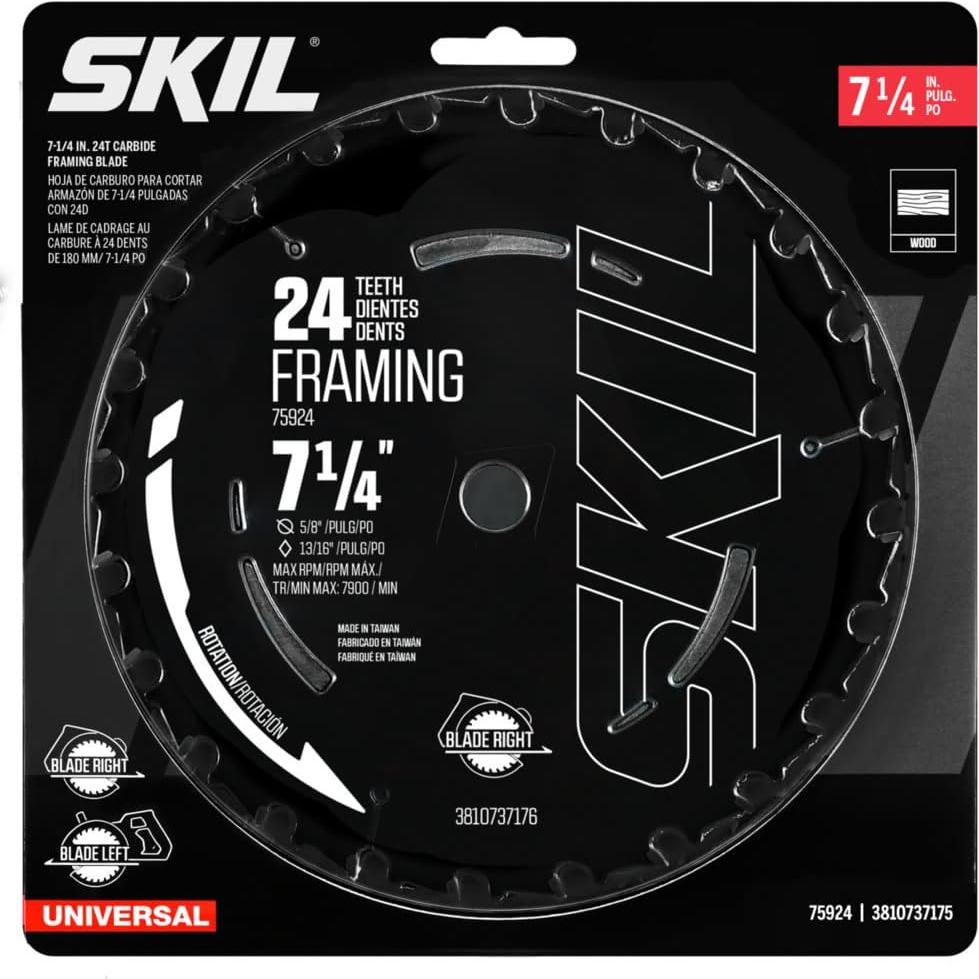 Hoja de Sierra Circular Skil 75924 24 Dientes 18.42 cm