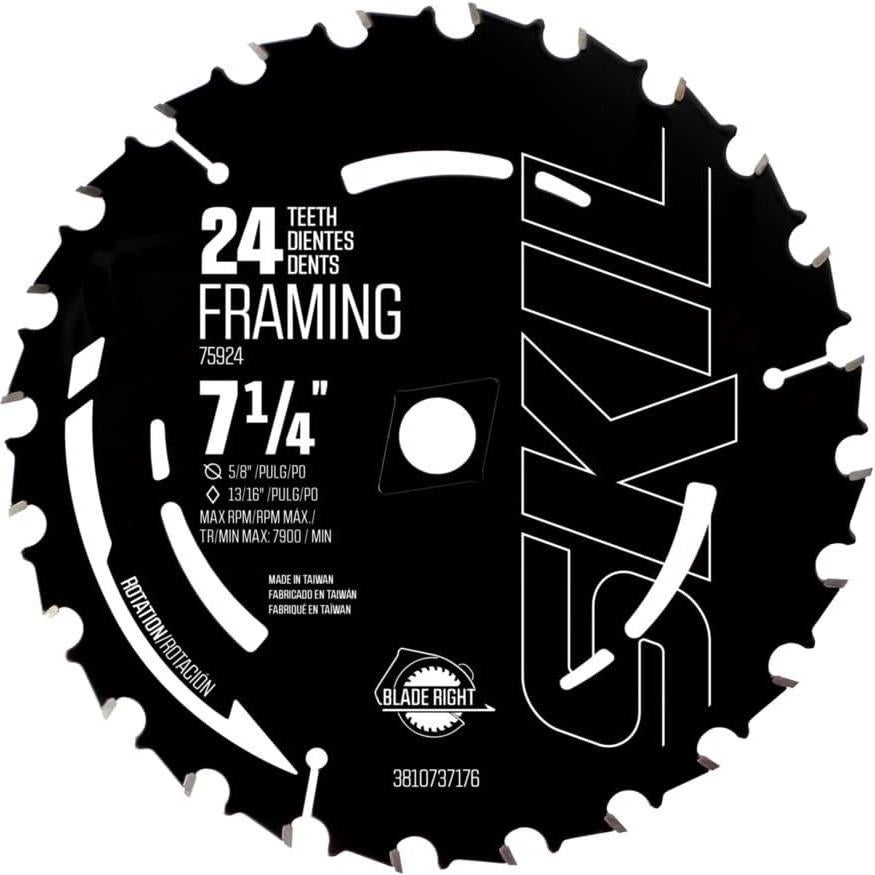 Hoja de Sierra Circular Skil 75924 24 Dientes 18.42 cm