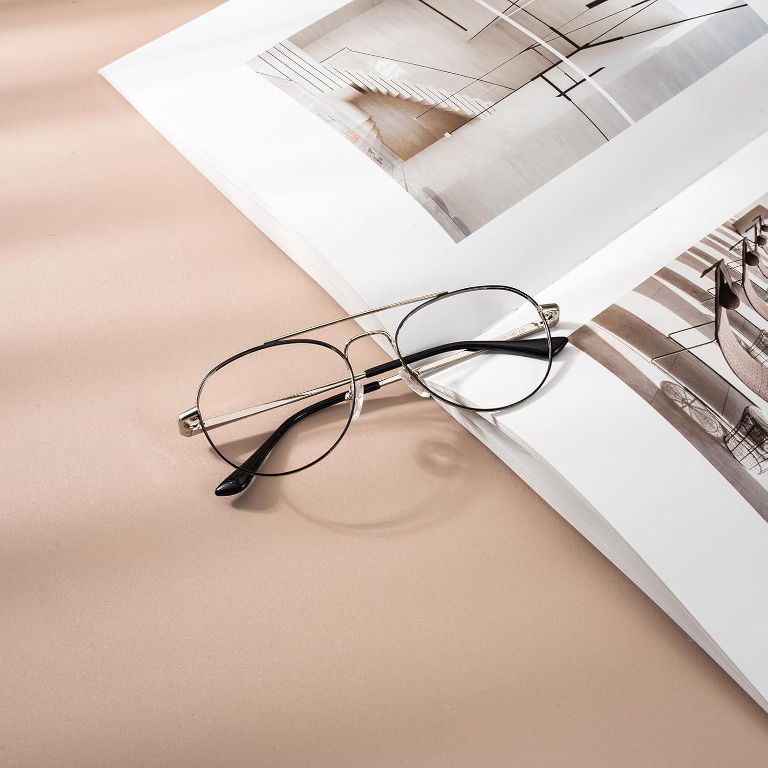 Gafas GUDVUE Anti Luz Azul Aviador Redondas UV400