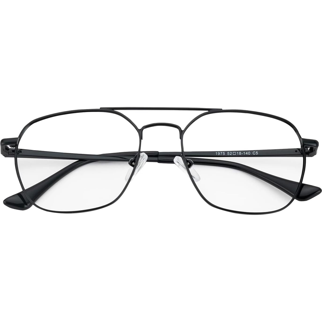Gafas GUDVUE Anti Luz Azul Unisex Aviador Polígono Negro