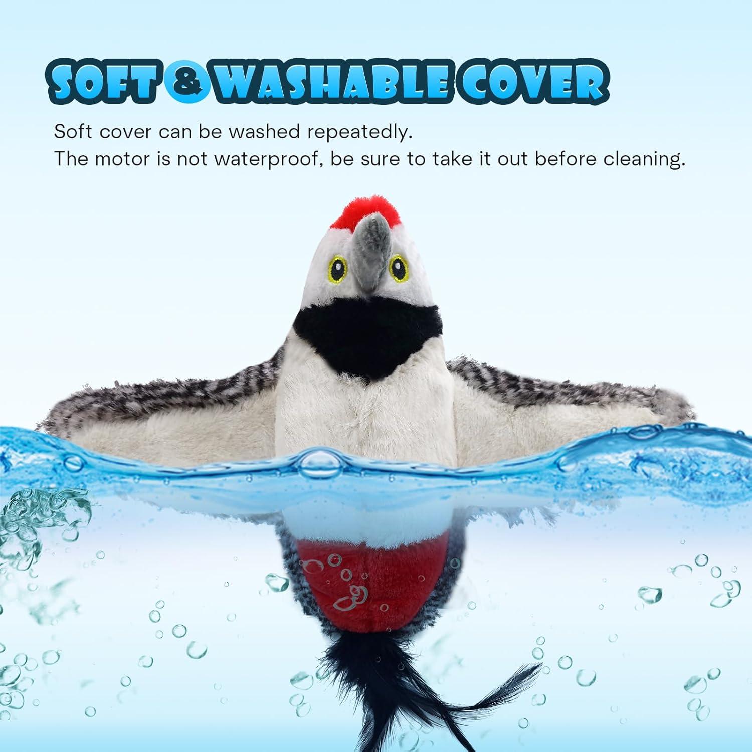 Juguete Interactivo para Gatos KreizyGo Pájaro Carpintero 11.9cm