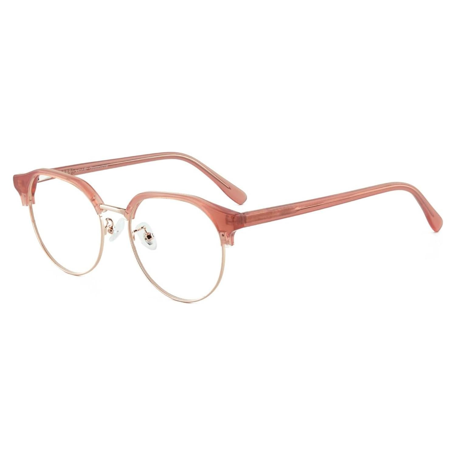 Gafas GUDVUE Luz Azul Ovaladas Rosa/Oro Rosa UV400