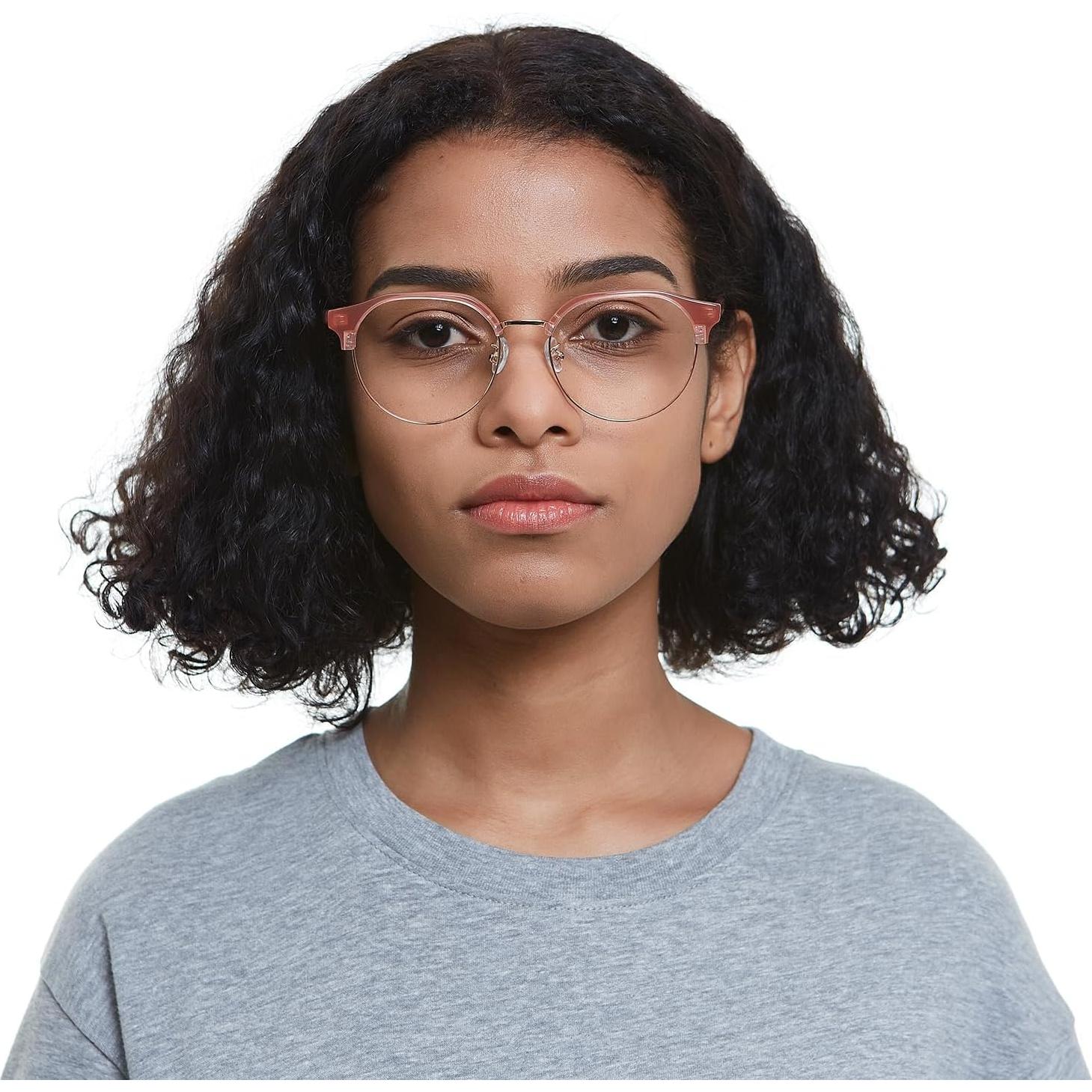 Gafas GUDVUE Luz Azul Ovaladas Rosa/Oro Rosa UV400