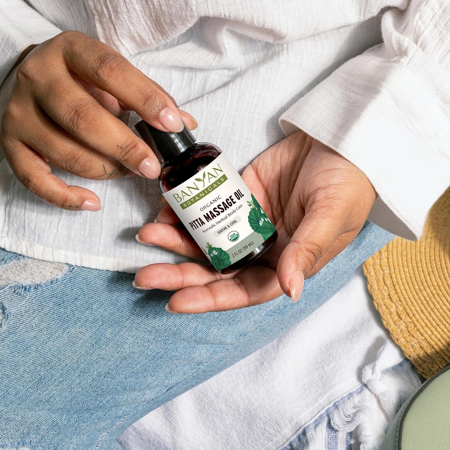 Aceite de Masaje Pitta Banyan Botanicals 59 ml Orgánico Ayurvédico