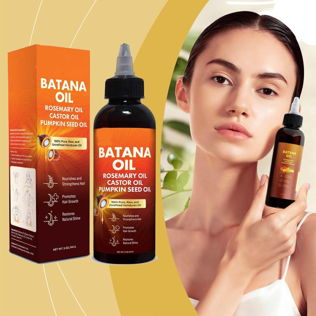 Aceite de Batana 4 en 1 para Crecimiento del Cabello 141.75 ml