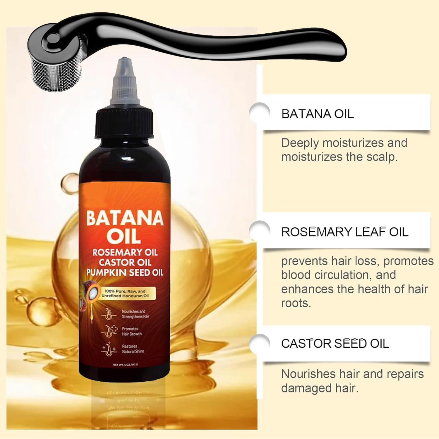 Aceite de Batana 4 en 1 para Crecimiento del Cabello 141.75 ml