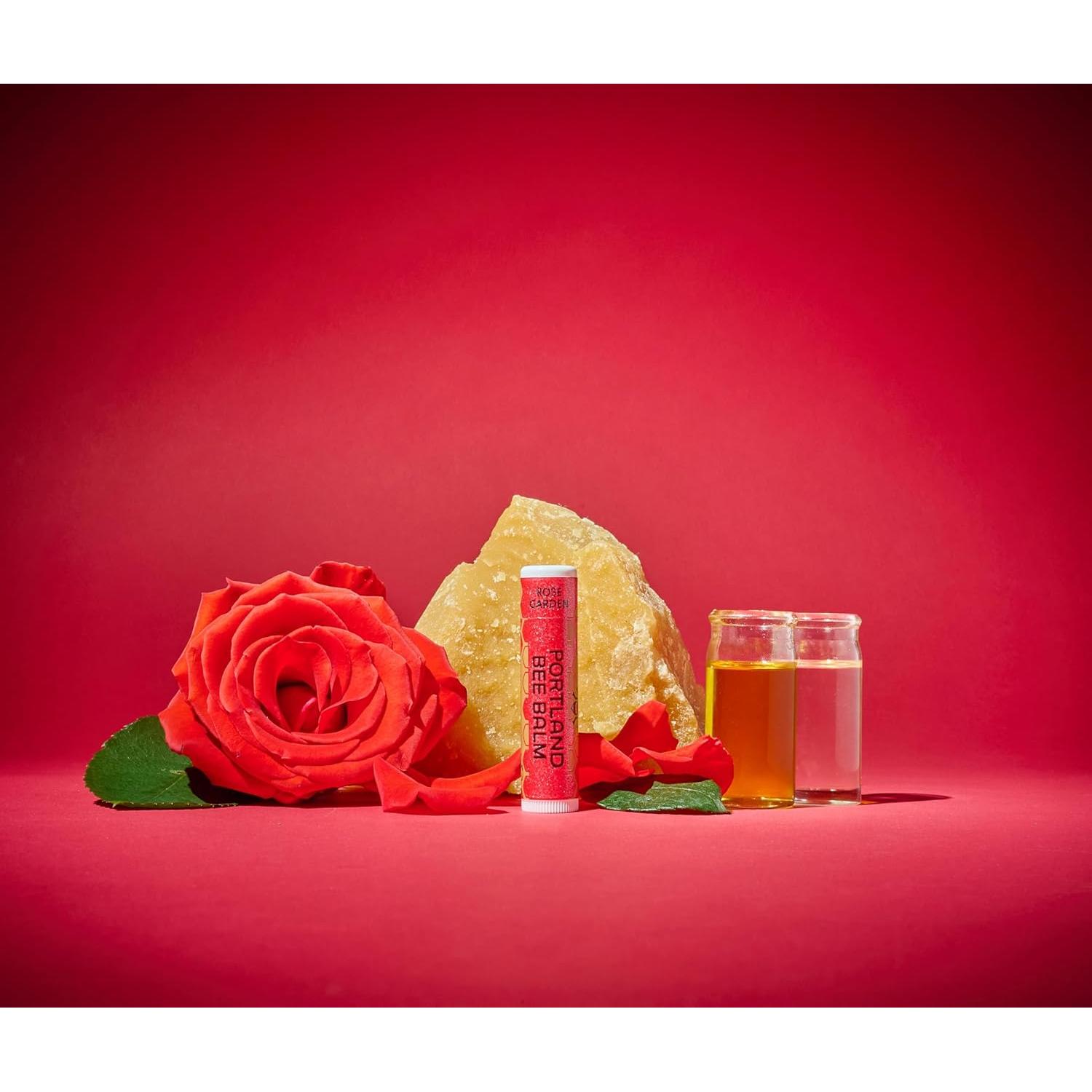 Bálsamo Labial Natural Portland Bee Balm Jardín de Rosas 1 Cuenta