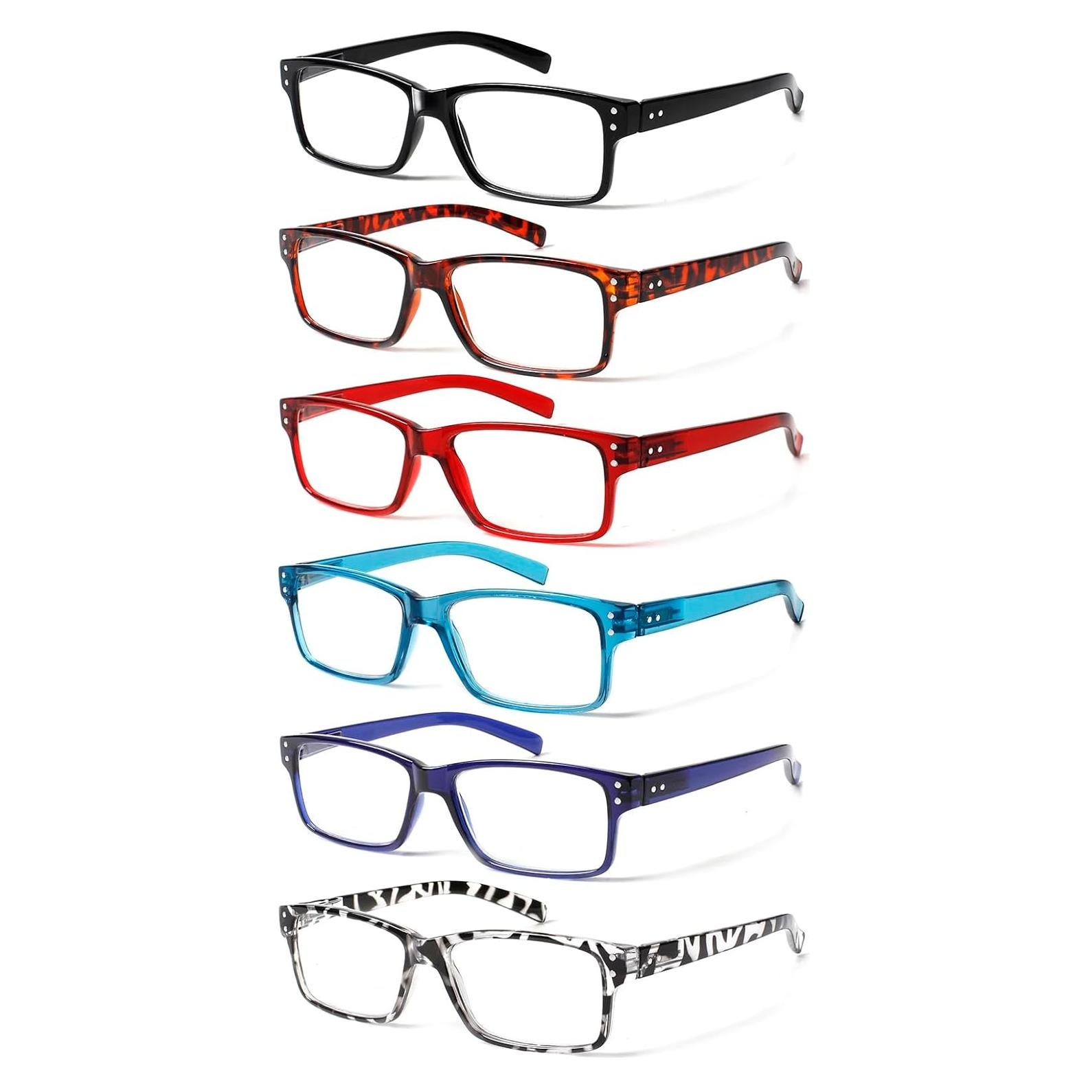 Gafas de lectura NORPERWIS 6 pares con bisagra 4.5x