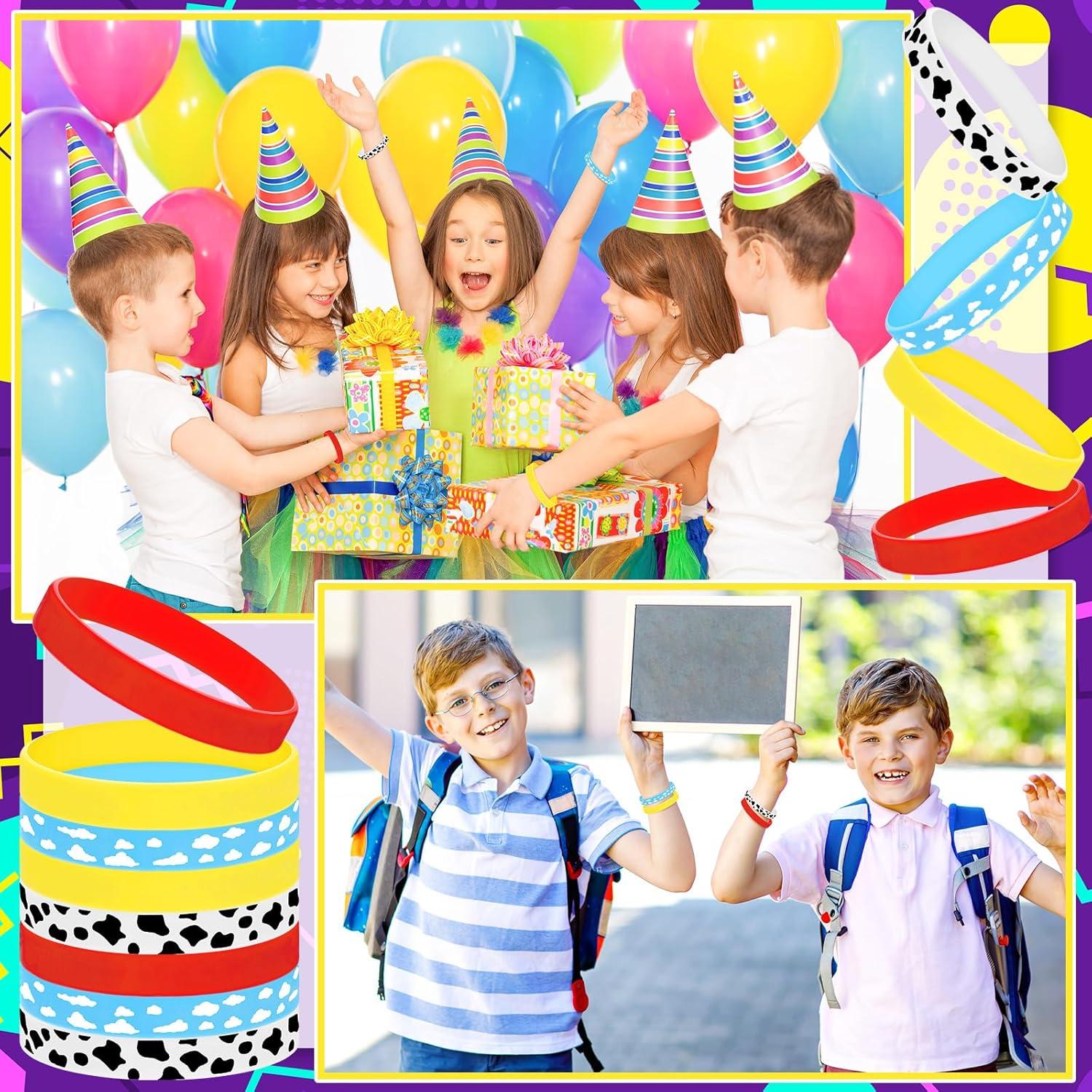 24 Pulseras de Silicona Landical Cuento de Dibujos Animados