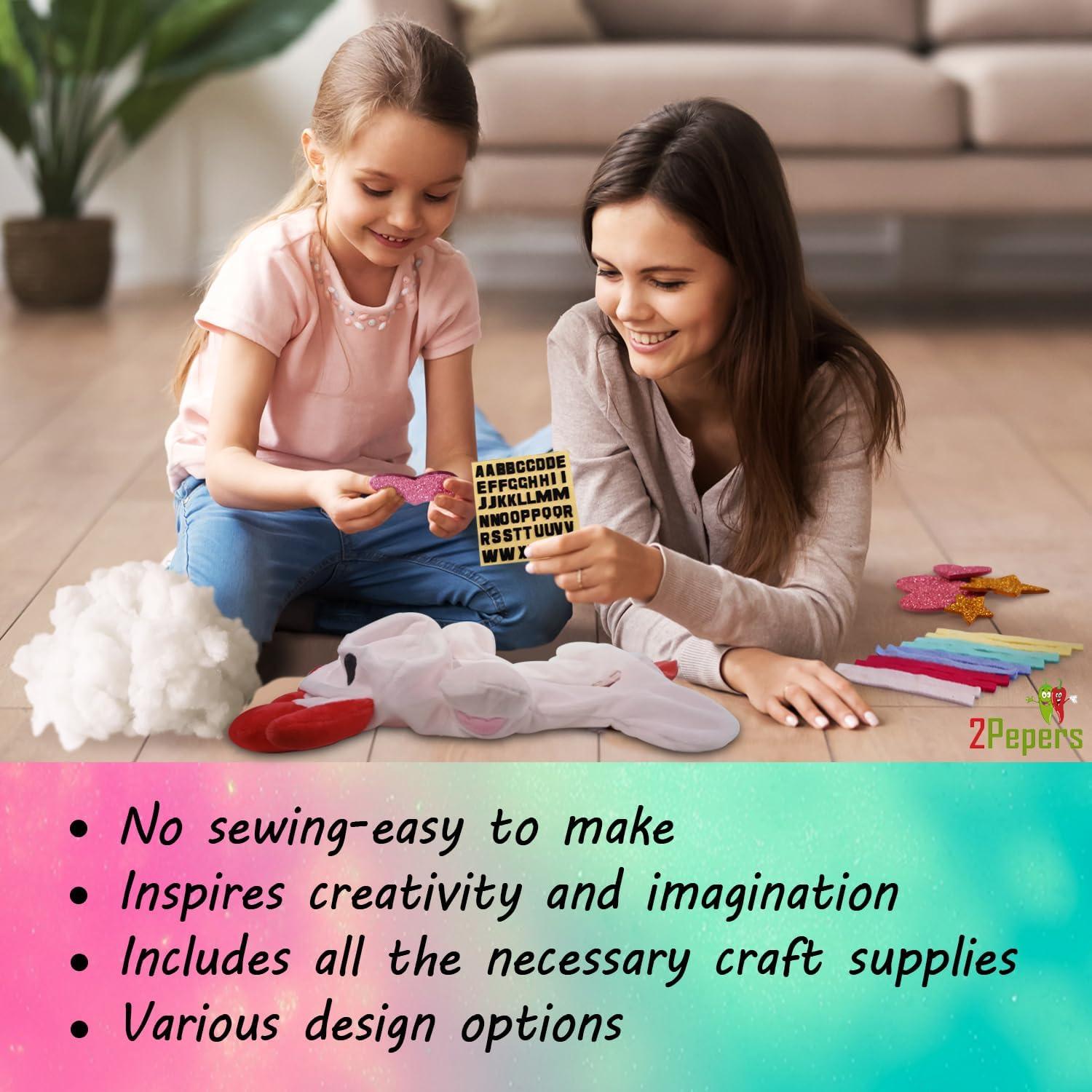 Kit de Manualidades Almohada Axolote 2Pepers - Sin Coser