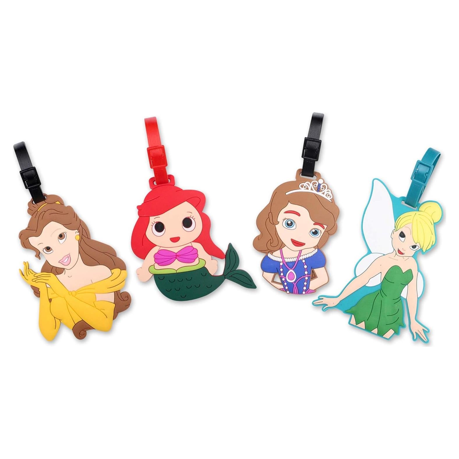 Juego de 4 Etiquetas de Equipaje Silicona Finex Multi Color